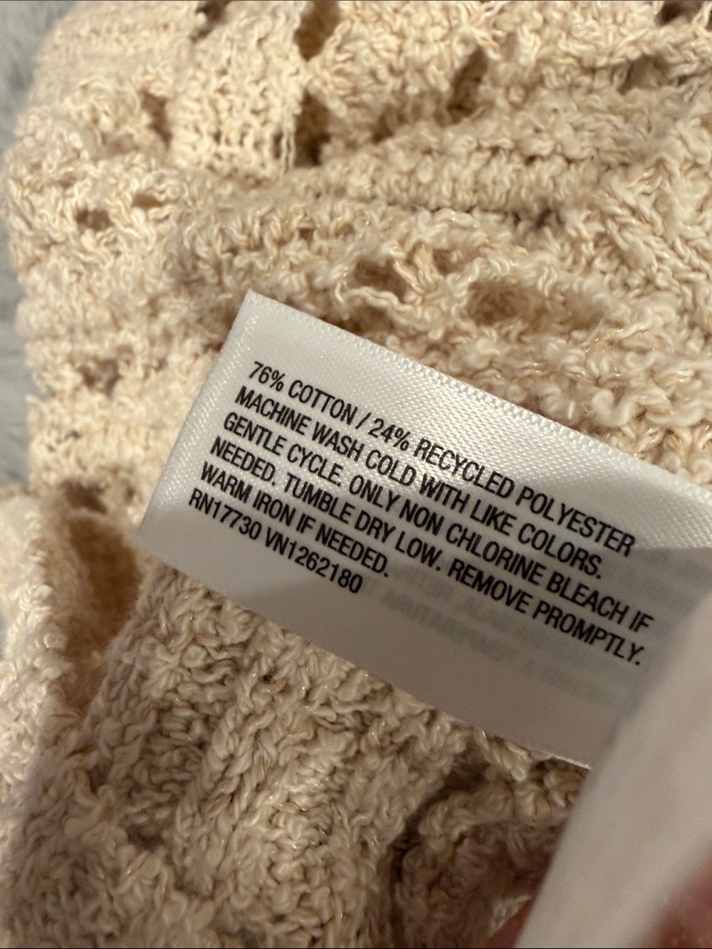 Universal Thread Cream Open-Knit Button Cardigan - Picture 4 of 4